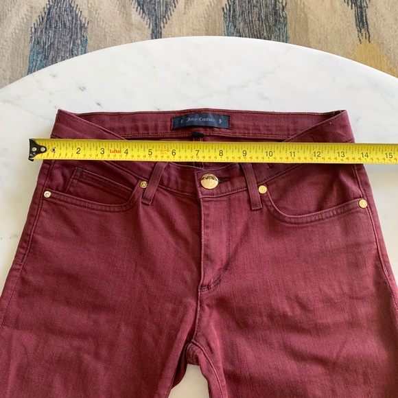 Juicy Couture Maroon Jeans - Picture 3 of 7